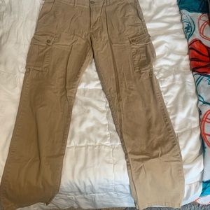 Brown cargos. Waist:32 Length:33